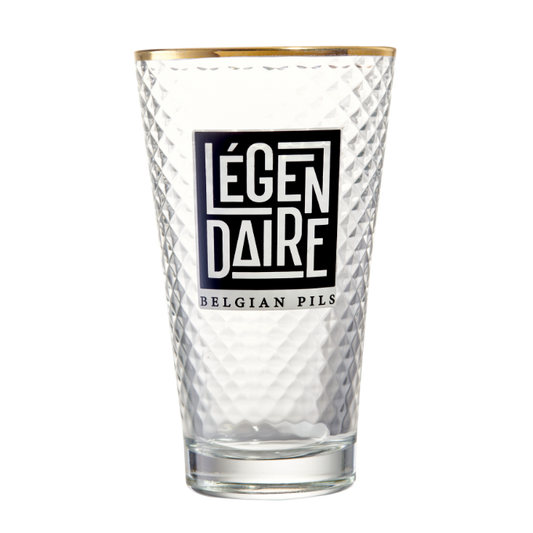 Hoorn glas 33cl met standaard