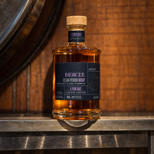 Whisky belge Single Cask bio 60,8 % – Édition limitée 50 cl