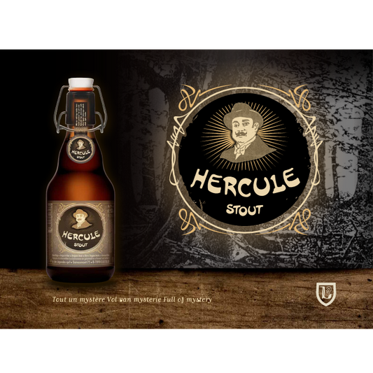 Plaque émaillée Hercule Stout