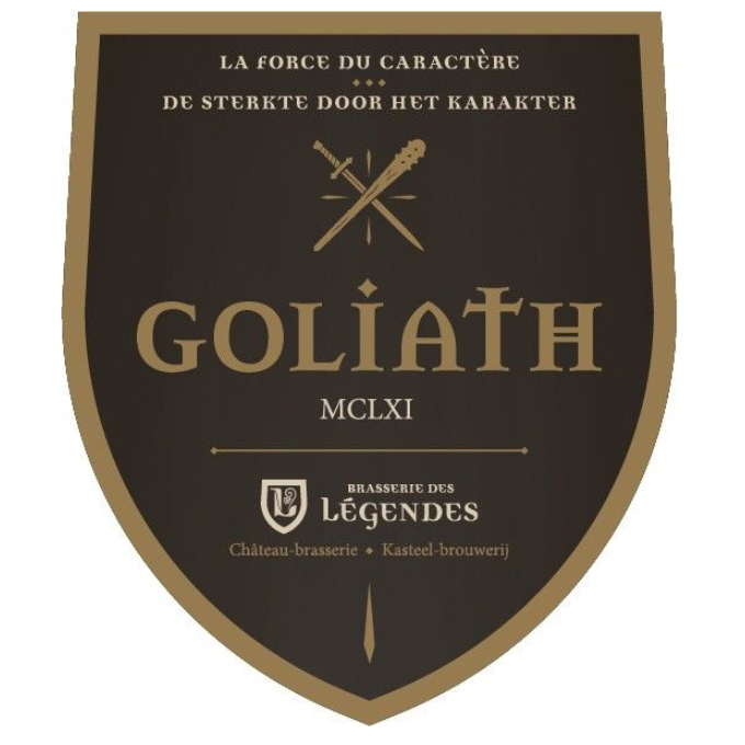 Goliath enamel plate