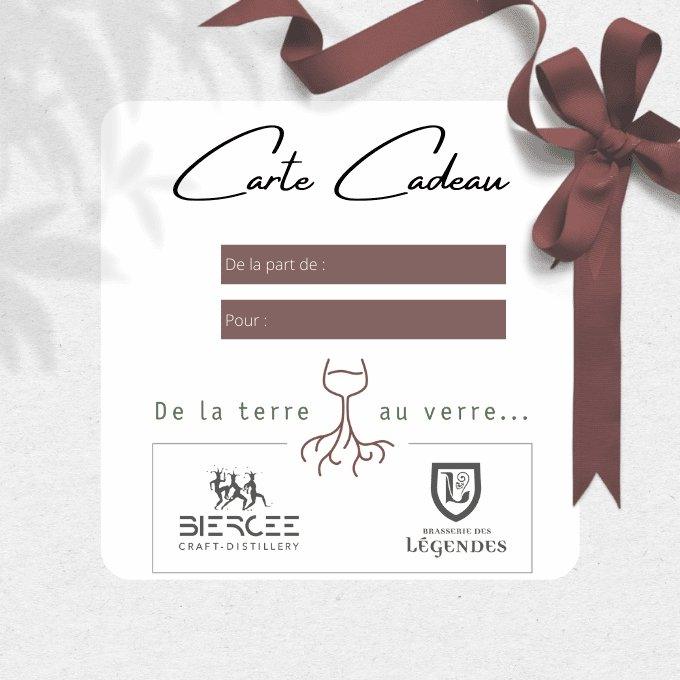 Carte Cadeau - De la terre au verre